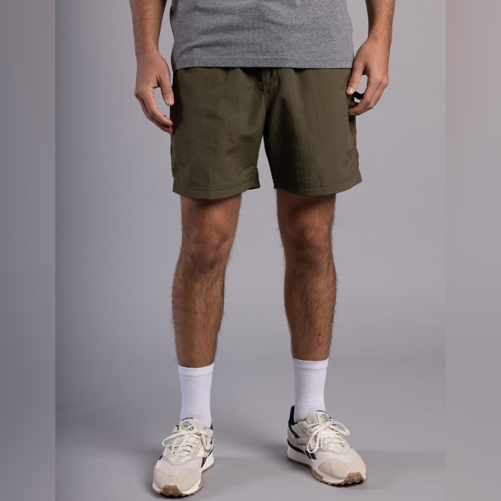 RSQ nylon Green navy Shorts Comfortable Fit - Picture 5 of 16
